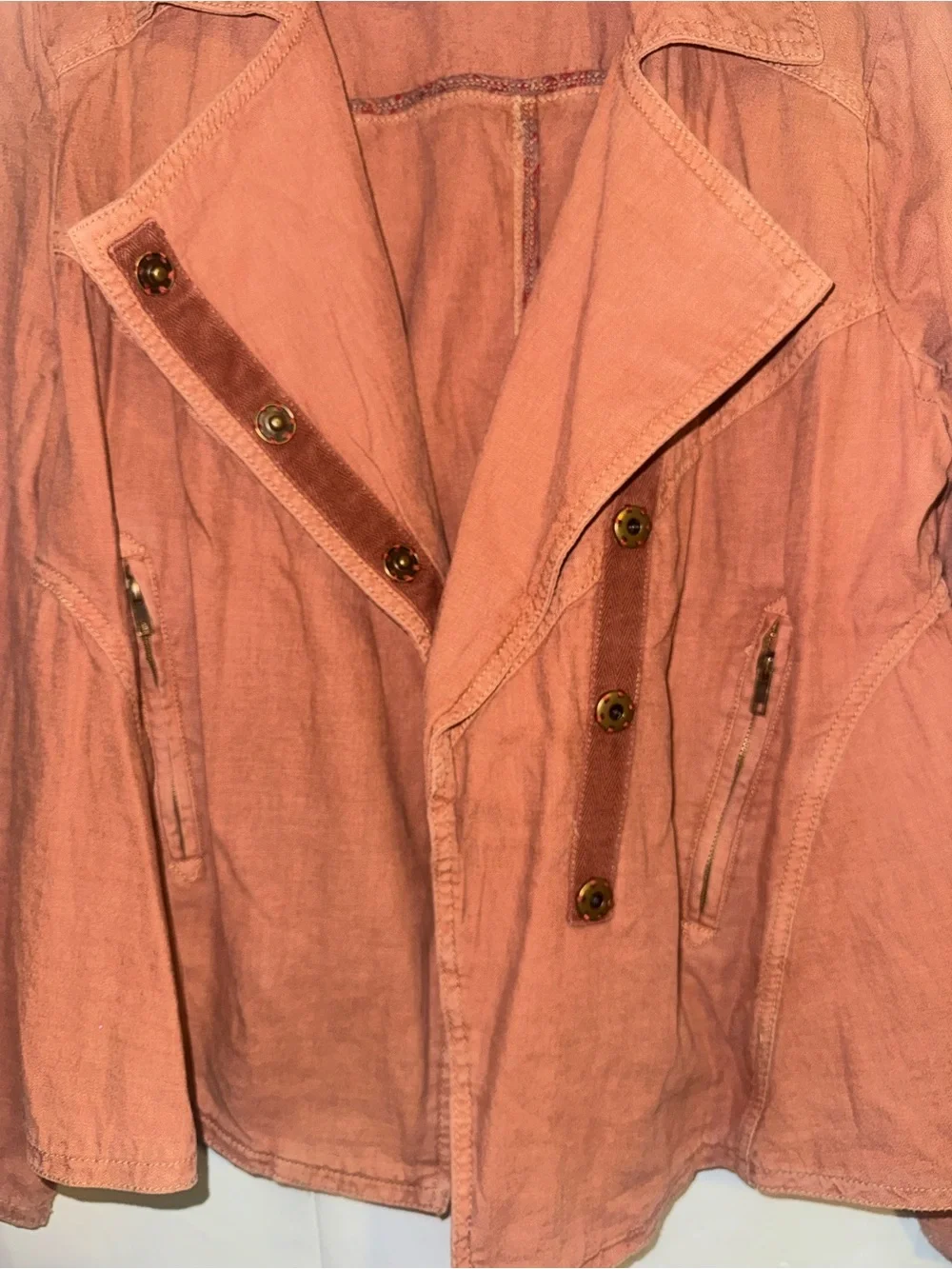 Free People Rust-Colored Utility Jacket - Picture 7 of 10